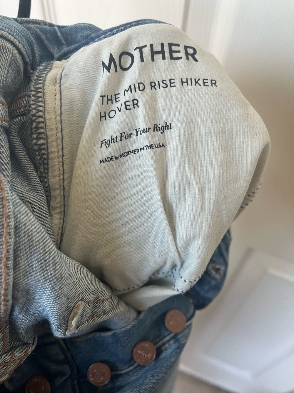 Mother jeans mid rise hiker hover - Picture 7 of 10